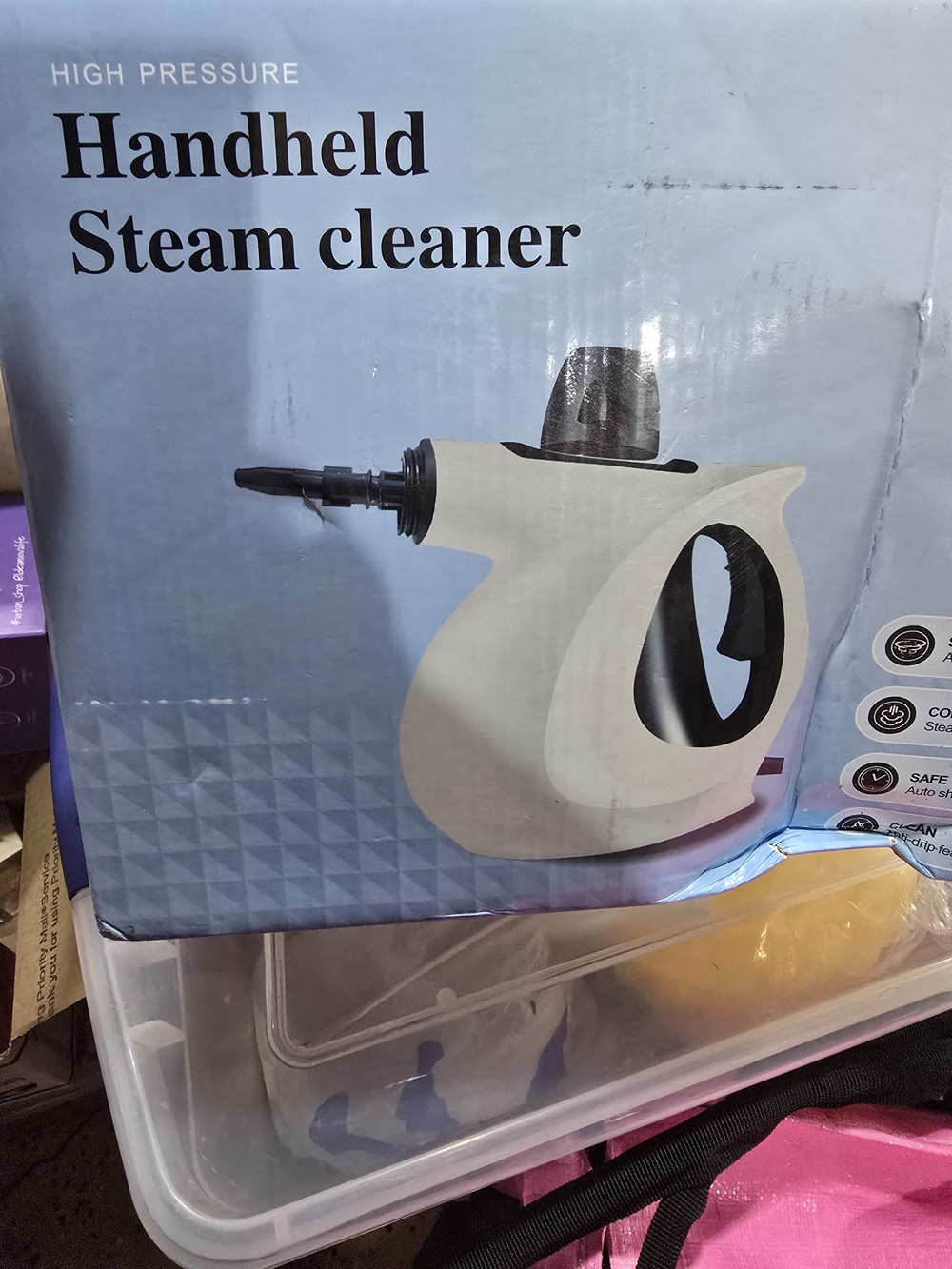 Handheld Steam Cleaner - White